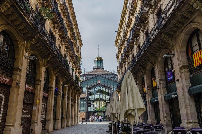the El Born Market in Barcelona - best photography locations for barcelona pictures