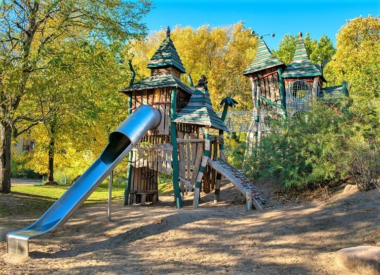 Cute Wooden Playgound