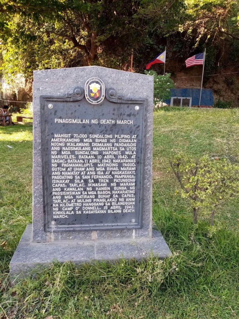 Zero Kilometer Marker of Bataan Death March