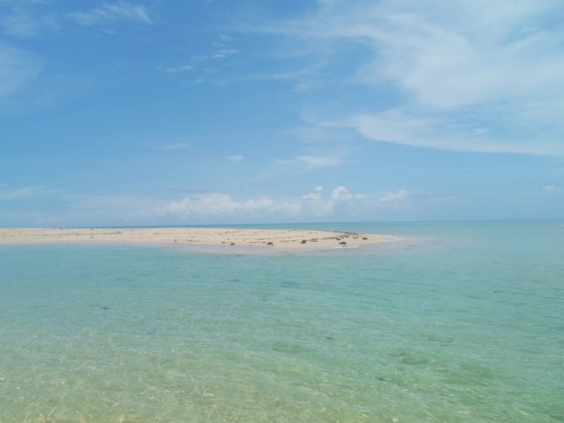 Jomalig Island sandbar