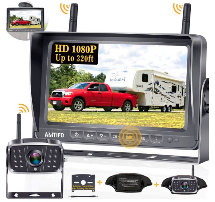 Amtifo A8 backup camera product photo