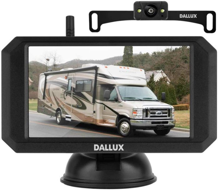 Dallux backup camera product photo