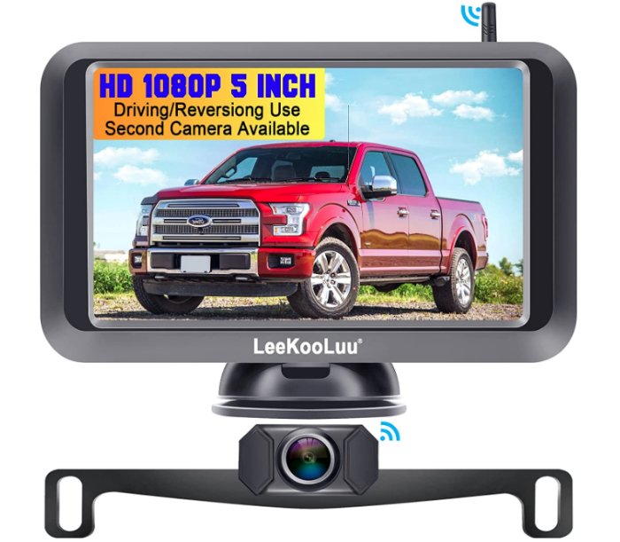 LeeKooLuu backup camera product photo