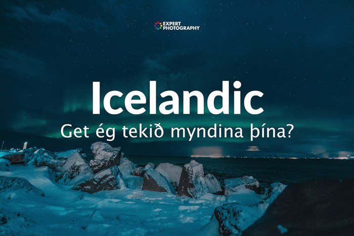 how to say can i take a picture in Icelandic