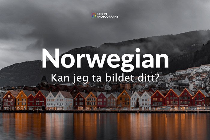 how to say can i take a picture in Norwegian