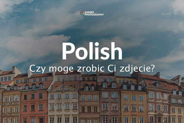 how to say can i take a picture in Polish