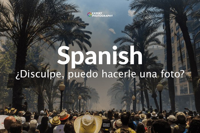 how to say can i take a picture in Spanish