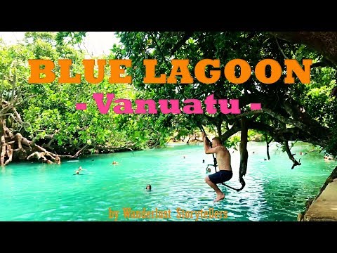 See the Stunning Vanuatu Blue Lagoon on Efate Island