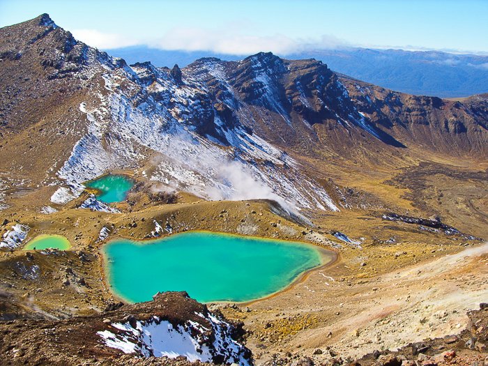 The Tongariro Alpine Crossing in New Zealand - best travel destinations for photography
